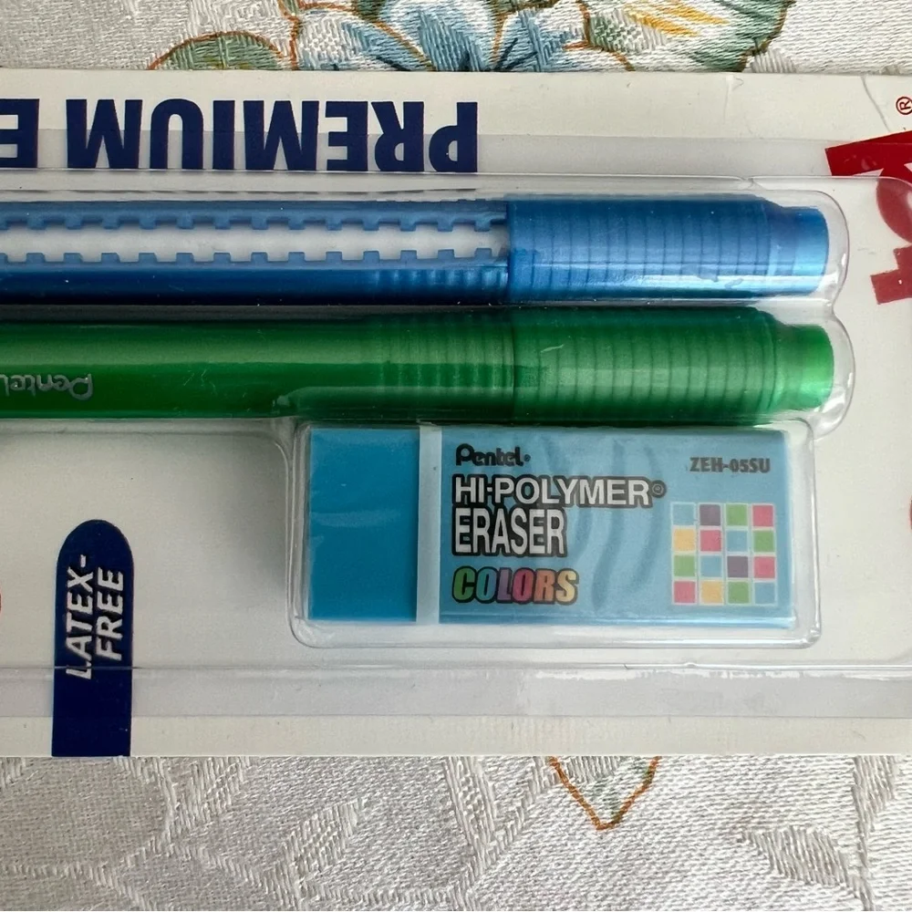 Pentel 0.5 Mechanical Pencils and Premium Erasers
